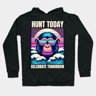 Hut Today Hunting big foot Hoodie